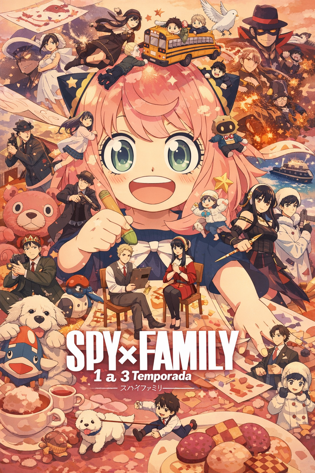 SPY x FAMILY 1ª a 3ª Temporada (2022 – 2025)